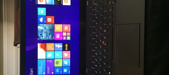 Life with Windows 8.1 on a ThinkPad Ultrabook